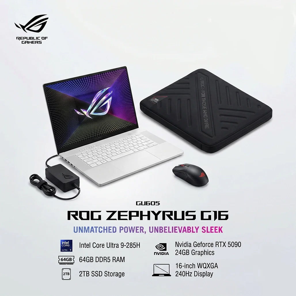 A Photo Of Asus ROG Zephyrus G16 (2025) - GU605CX-QR145 - 16