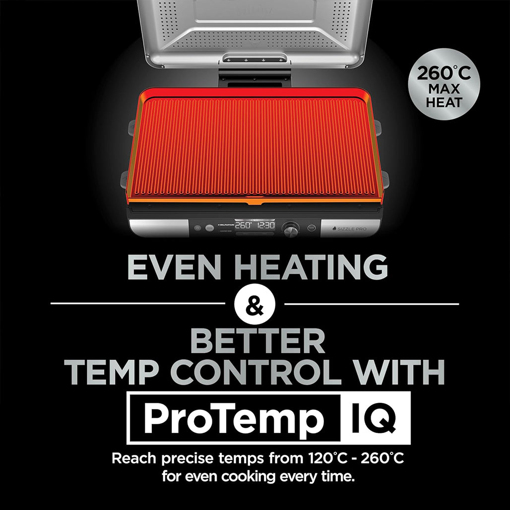 A Photo Of Ninja Sizzle Pro XL Grill & Flat Plate - GX101UK