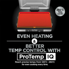 A Photo Of Ninja Sizzle Pro XL Grill & Flat Plate - GX101UK