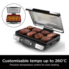 A Photo Of Ninja Sizzle Pro XL Grill & Flat Plate - GX101UK