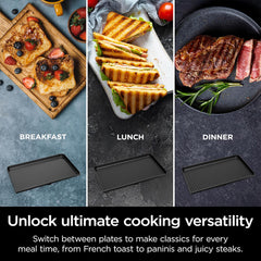 A Photo Of Ninja Sizzle Pro XL Grill & Flat Plate - GX101UK