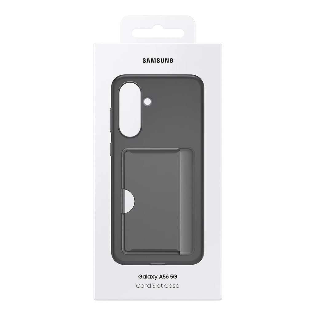 A Photo Of Samsung Galaxy A56 5G Card Slot Case – Slim Wallet Cover with Secure Card Holder, Black