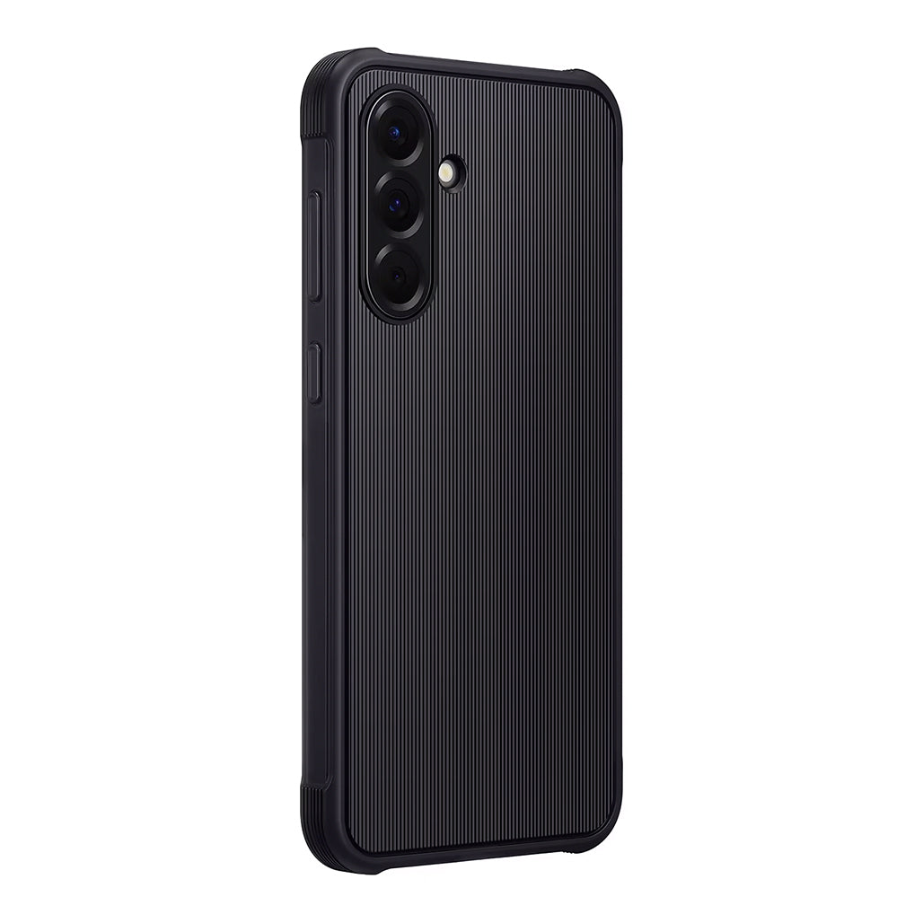 A Photo Of Samsung Galaxy A56 5G Rugged Case – Shockproof Military-Grade Protective Cover, Eco-Friendly Grip, Black