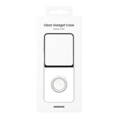 A Photo Of Samsung Galaxy Z Flip5 Clear Gadget Case EF-XF731CTEGUS | Transparent, Eco-Friendly, Customizable Protection
