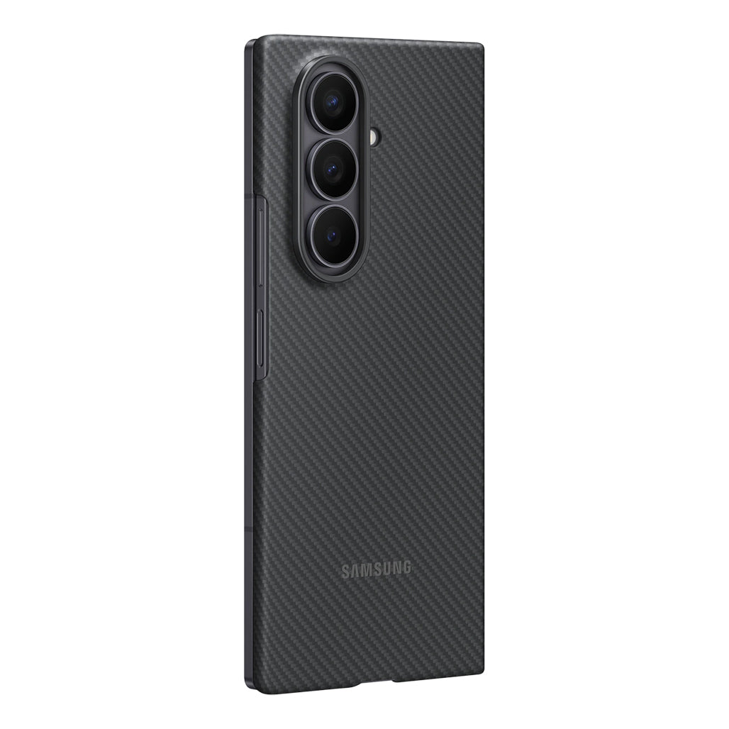 A Photo Of Samsung Galaxy Z Fold7 Carbon Shield Case - Black