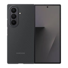 A Photo Of Samsung Galaxy Z Fold7 Carbon Shield Case - Black