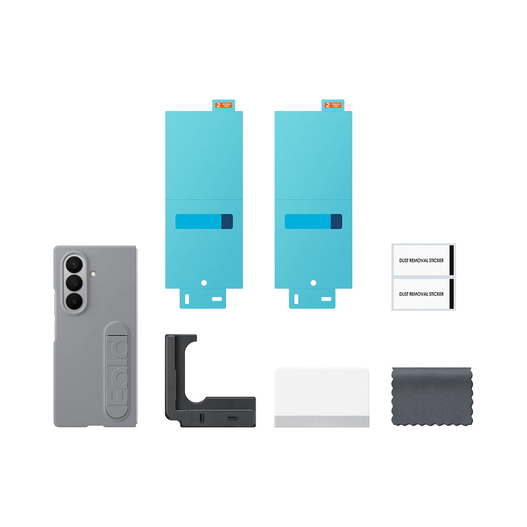 A Photo Of Samsung Galaxy Z Fold7 Silicone Case with Kickstand - EF-MF966