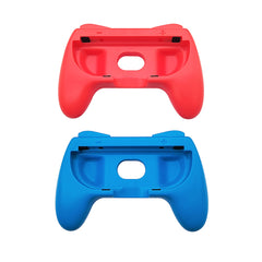A Photo Of GamerTek Nintendo Switch 2 Controller Grips Ergonomic Blue & Red Joy-Con Handles