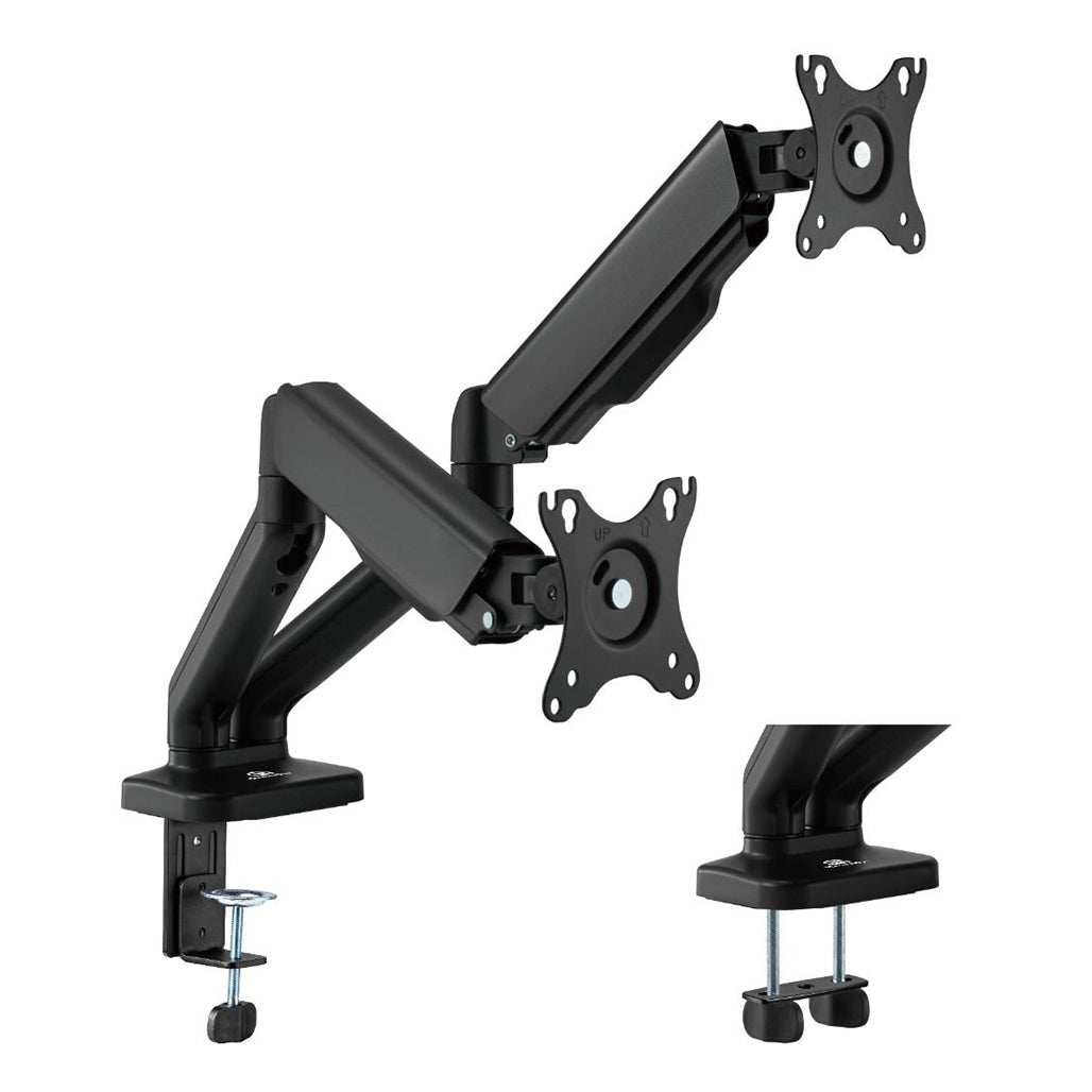 A Photo Of GamerTek Pivot Core Single/Dual Monitor Arm – Black