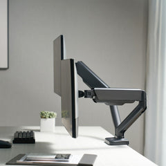 A Photo Of GamerTek Pivot Core Single/Dual Monitor Arm – Black
