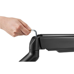 A Photo Of GamerTek Pivot Core Single/Dual Monitor Arm – Black