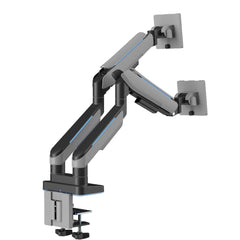 A Photo Of GamerTek Pivot Dual RGB Monitor Arm – Black