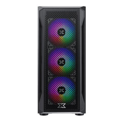 A Photo Of Xigmatek Gaming X - Black | ATX Mid-Tower Case with Optimized Cooling