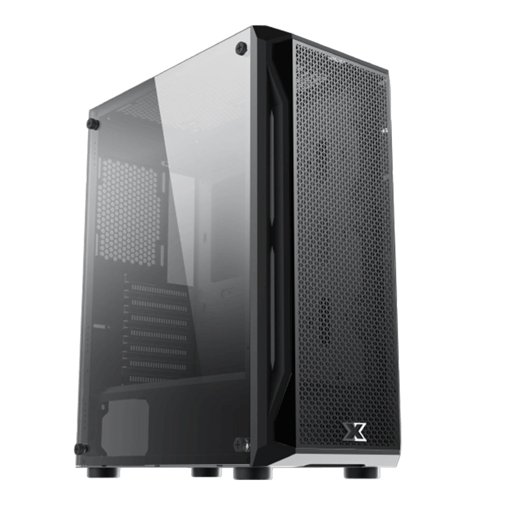 A Photo Of Xigmatek Gaming X - Black | ATX Mid-Tower Case with Optimized Cooling