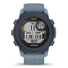 A Photo Of Garmin Descent G1 Solar - 010-02604-13 - Dive Computer - Hurricane Blue