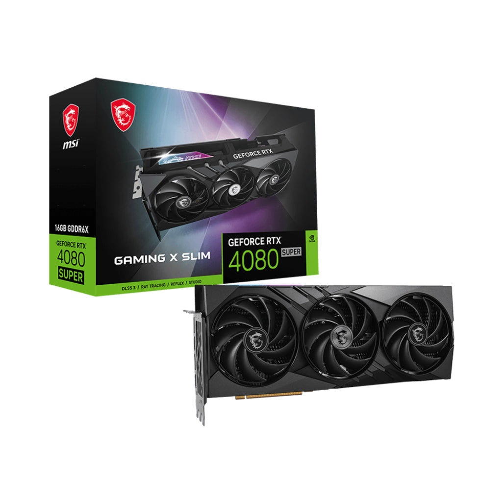 A Photo Of MSI GeForce RTX 4080 SUPER 16G GAMING X SLIM – 16GB GDDR6X Powerhouse