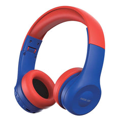 A Photo Of Green Lion Gk-100 Kid Headphone - Blue/Red