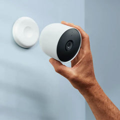 A Photo Of Google Nest Cam (1-Pack) - Indoor/Outdoor Battery-Powered Security Cameras