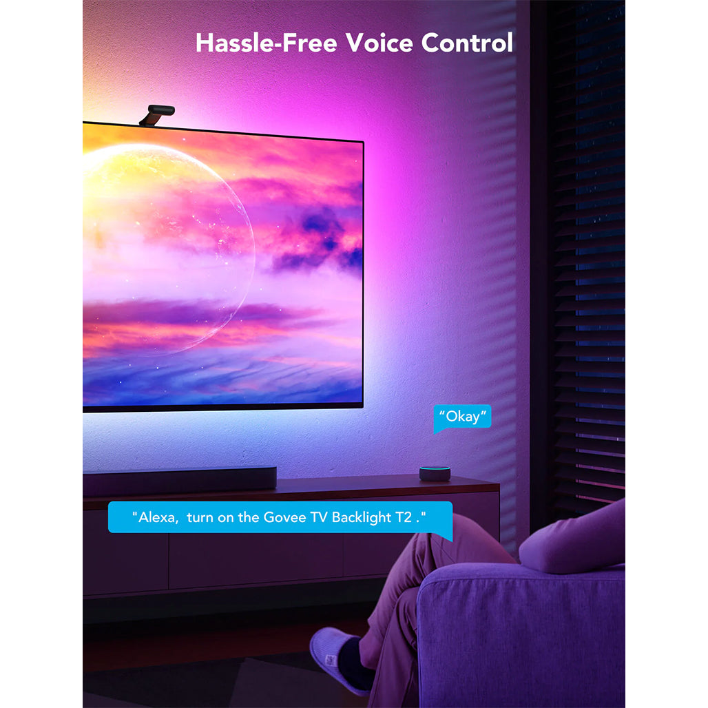A Photo Of Govee Envisual TV Backlight T2 For 55-65 inch TVs | H605C