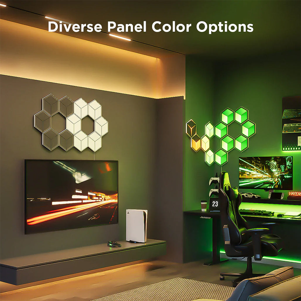 A Photo Of Govee Glide Hexagon Light Panels Ultra