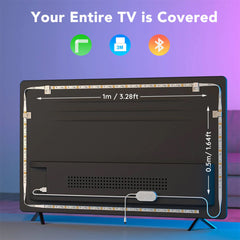 A Photo Of Govee RGB Bluetooth LED Backlight For TVs 46-60