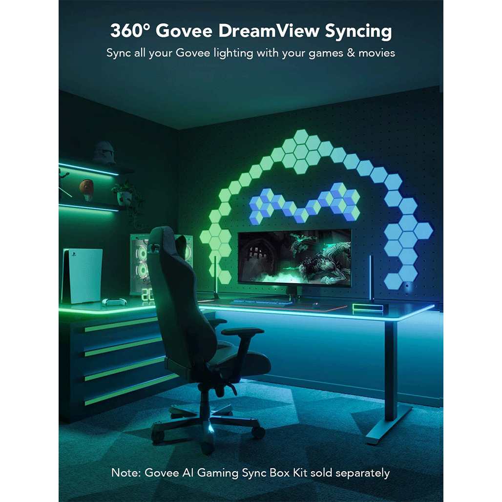 A Photo Of Govee RGBIC LED Neon Rope Lights for Desks - 3 meters | H61C32D1