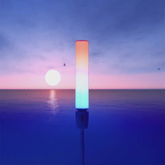 A Photo Of Govee RGBICWW Cylinder Floor Lamp - H6078