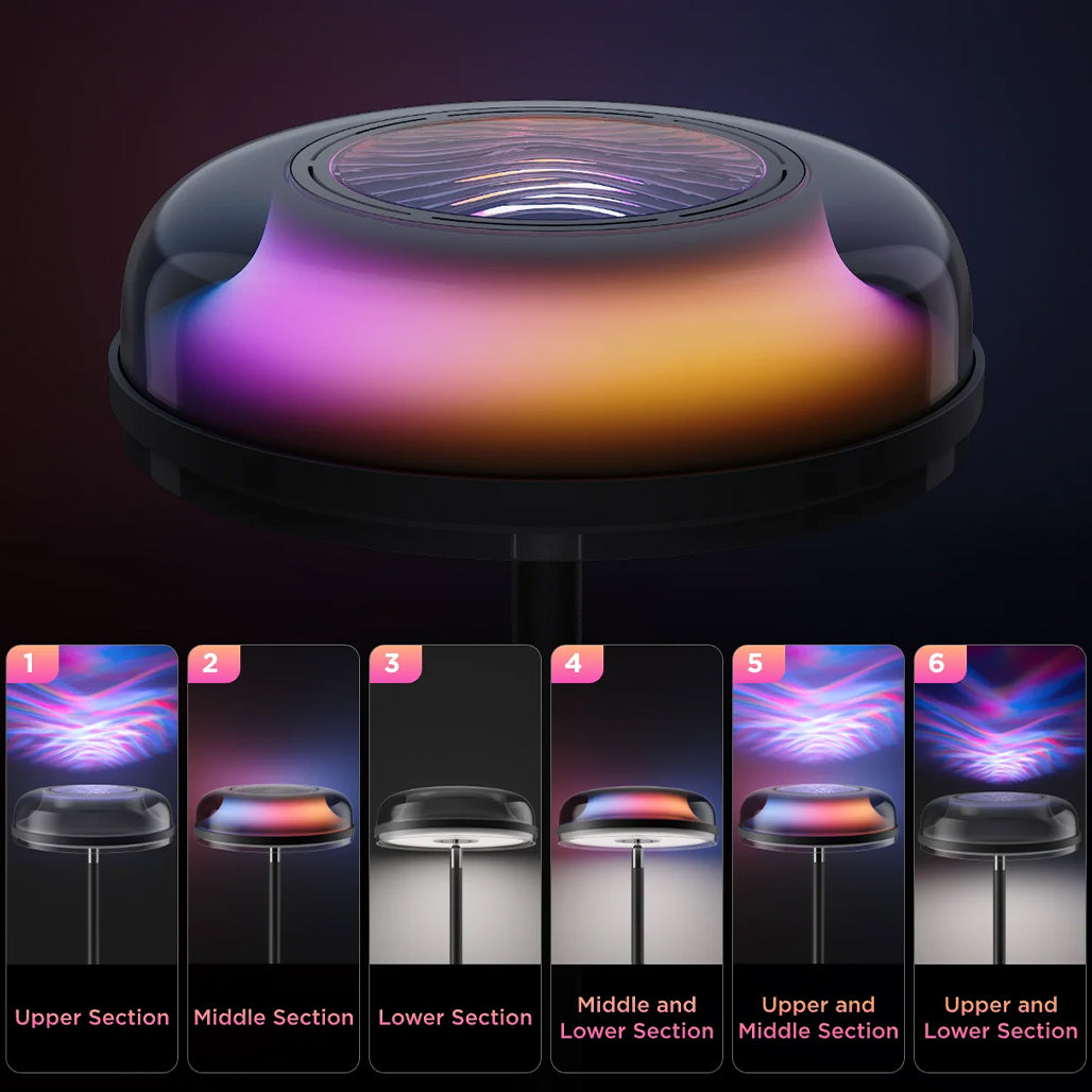A Photo Of Govee Uplighter Floor Lamp H60B0 – RGBIC Smart LED Floor Lamp