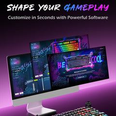 A Photo Of GravaStar Mercury V75 Pro - 75% HE Magnetic Switch Gaming Keyboard