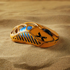 A Photo Of GravaStar Mercury X Wireless Gaming Mouse – Battle Worn Yellow
