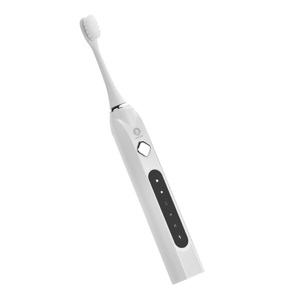 A Photo Of Green Lion Electric Toothbrush Gen-2 - Sonic Technology, IPX7 Waterproof, 5 Modes - GNELETB2GWH