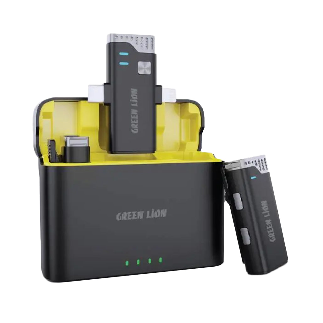 A Photo Of Green Lion 2-in-1 360° Microphone - Black | GN2IN1MIC360D