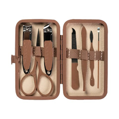 A Photo Of Green Lion 7 in 1 Manicure Kit - Brown
