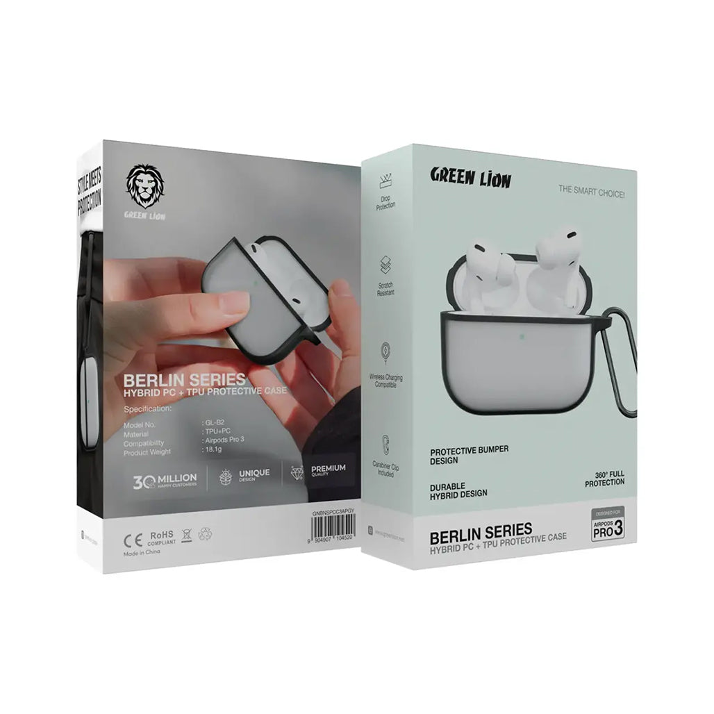 A Photo Of Green Lion Berlin Series Case for AirPods Pro 3