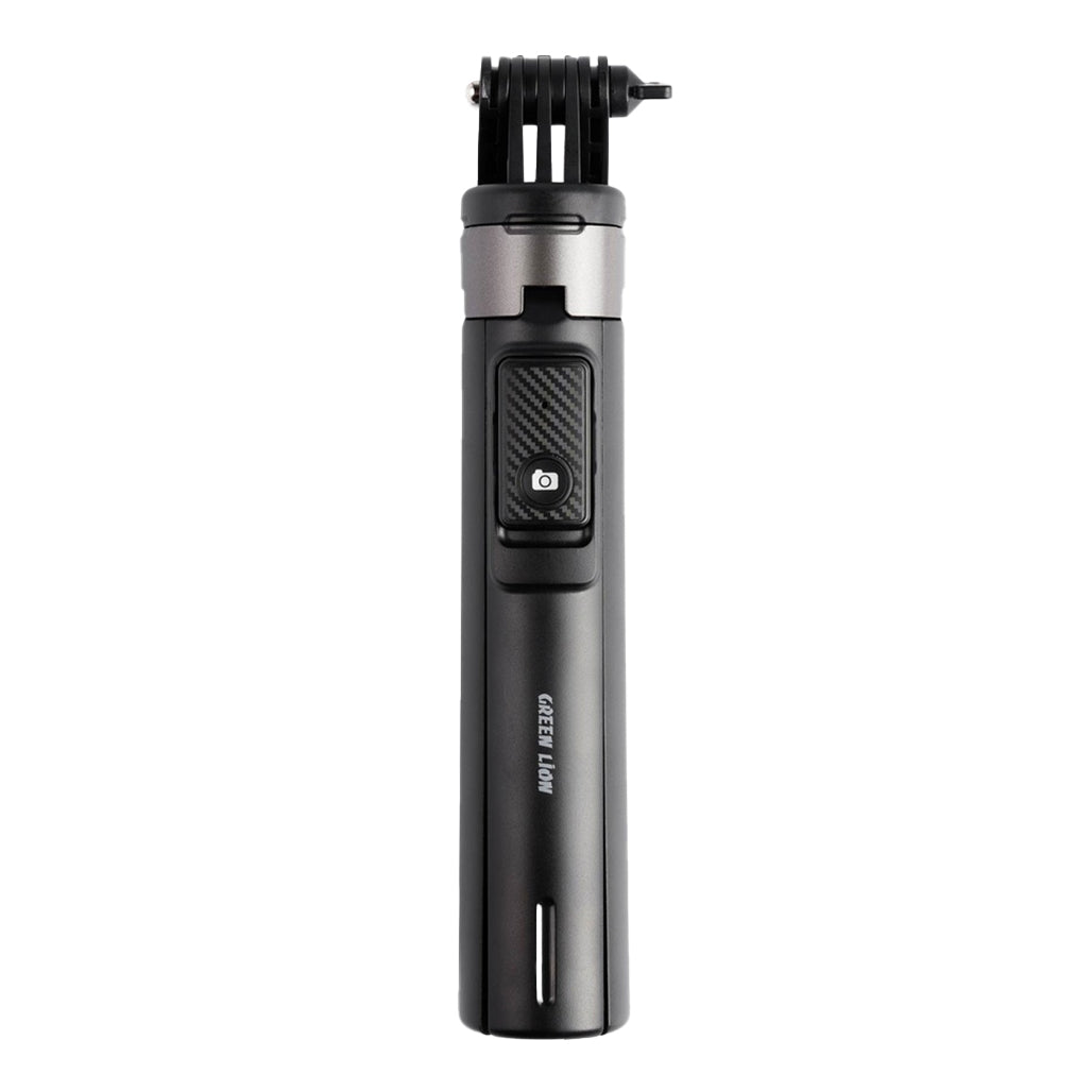 A Photo Of Green Lion Click Stick Selfie Stick - Black
