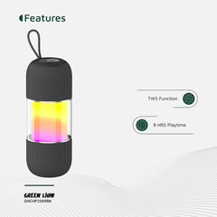 A Photo Of Green Lion Change Pro - RGB Portable Speaker