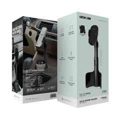 A Photo Of Green Lion GX-63 Magnetic Car Phone Holder & Adjustable Cup Holder Mount