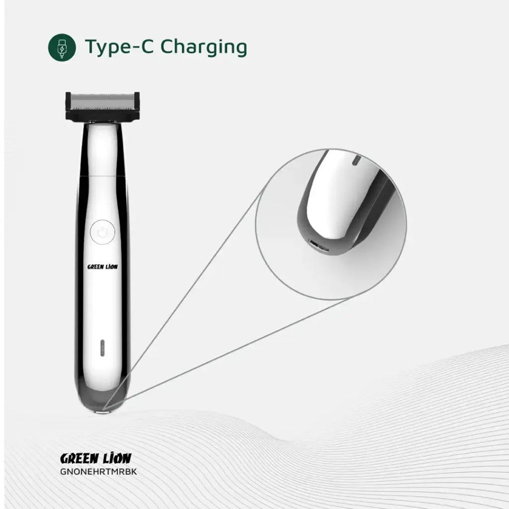 A Photo Of Green Lion One Blade Pro Hair Trimmer - Black