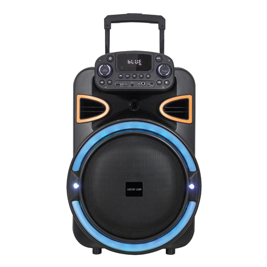 A Photo Of Green Lion PartyLife-500 Bluetooth Speaker – Powerful Sound & Deep Bass with Light Show, Wireless microphone & Remote