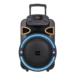 A Photo Of Green Lion PartyLife-500 Bluetooth Speaker – Powerful Sound & Deep Bass with Light Show, Wireless microphone & Remote