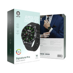 A Photo Of Green Lion Signature Pro - Smart Watch - GNSIGNPROSWBK - Black