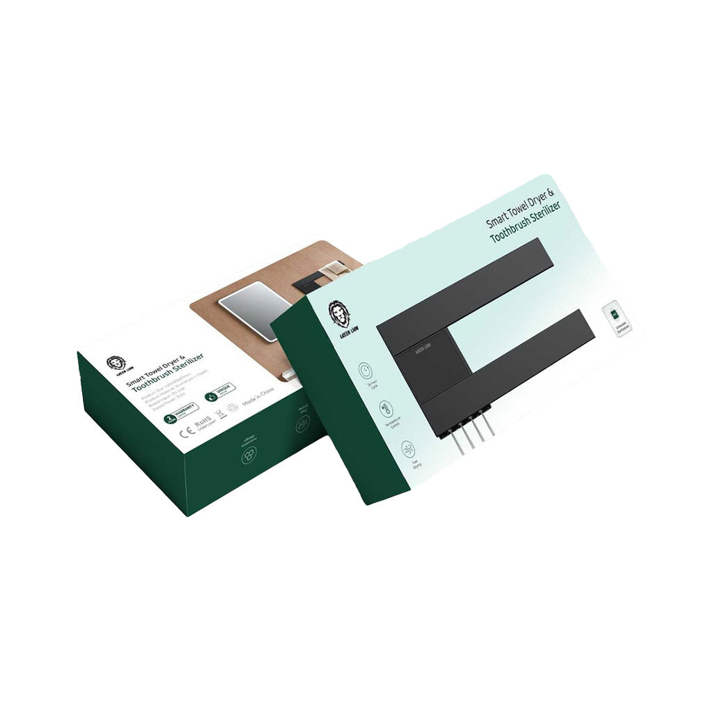 A Photo Of Green Lion Smart Towel Dryer & Toothbrush Sterilizer