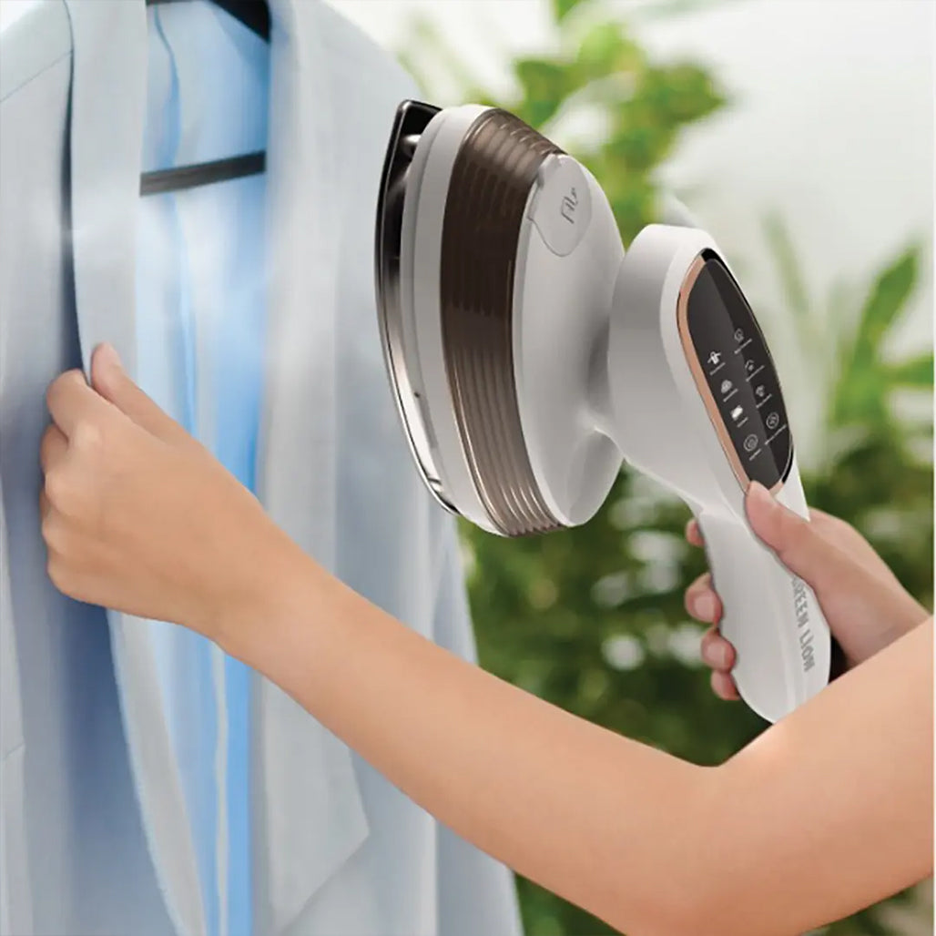 A Photo Of Green Lion Steam Glide Garment Steamer 1500W - White