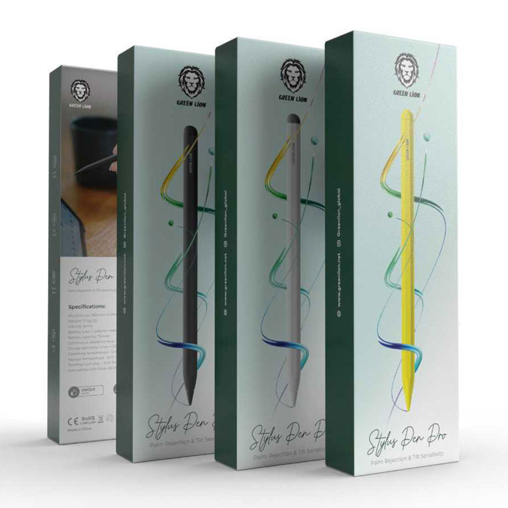 A Photo Of Green Lion Stylus Pen Pro - Black - GNSTPENPRBK