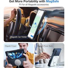A Photo Of Torras Guardian-Mag Case for Samsung Galaxy Z Fold 6 – Magnetic Slim Fit Case with S Pen Holder, No Adhesive, Compatible with Wireless Charging & Magnetic Accessories