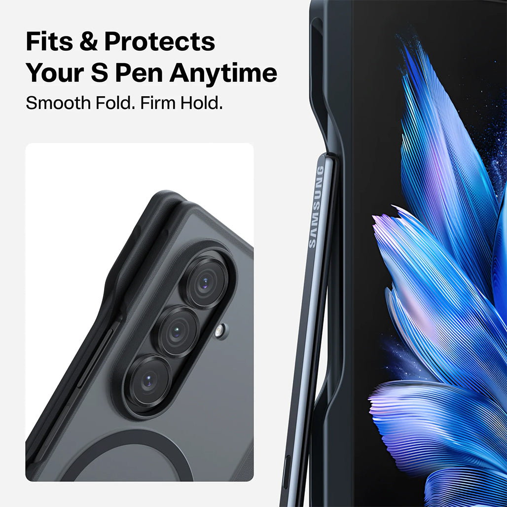 A Photo Of TORRAS Guardian Mag Case for Samsung Galaxy Z Fold 7 – Includes 2 Screen Protectors