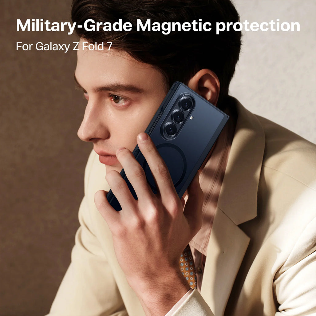 A Photo Of TORRAS Guardian Mag Case for Samsung Galaxy Z Fold 7 – Includes 2 Screen Protectors