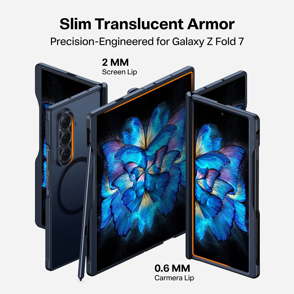 A Photo Of TORRAS Guardian Mag Case for Samsung Galaxy Z Fold 7 – Includes 2 Screen Protectors