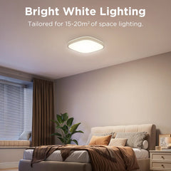 A Photo Of Govee 30cm RGBWW + RGBIC Smart Square Ceiling Light [Energy Class F]