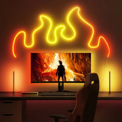 A Photo Of Govee AI Gaming Sync Box Kit – HDMI 2.0 Lighting Sync for 4K, 240Hz, Dolby Vision & Real-Time RGB Effects